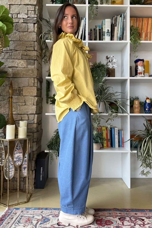 Paloma Poet Blouse Soft Ochre